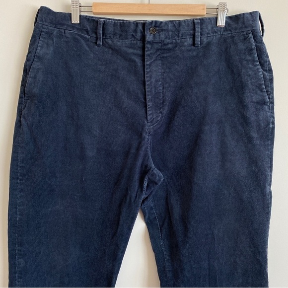 Polo Ralph Lauren Stretch Classic Fit Straight Corduroy Pants Sz 38x32 Navy - Picture 3 of 10